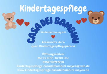 Kindertagespflege casa dei bambini Mayen Alessandra Arca - Kindertagespflege/Tagesmutter "casa dei bambini" Mayen